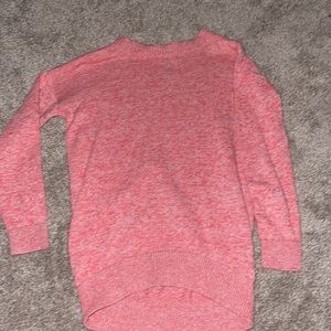 coral old navy sweater (girls)